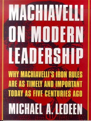 cover image of Machiavelli on Modern Leadership